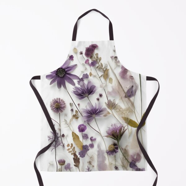 Item preview, Violet purple pressed blossoms flora aesthetical collage designed and sold by EmeraldeaArt.