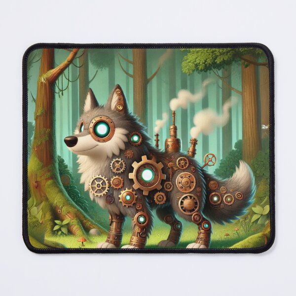Item preview, Steampunk Wolf designed and sold by Sillytoe.