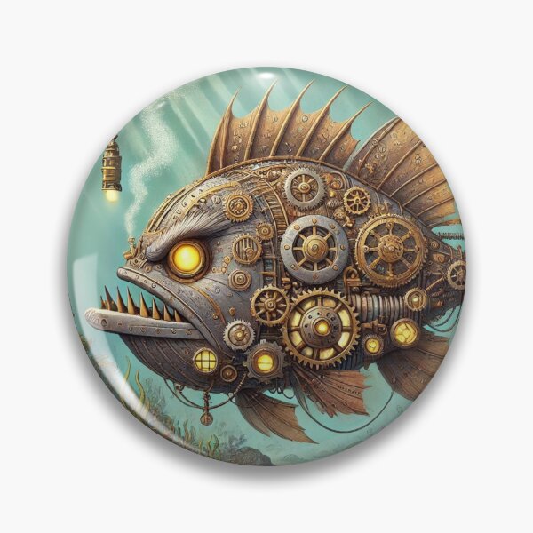 Item preview, Steampunk Wolffish designed and sold by Sillytoe.
