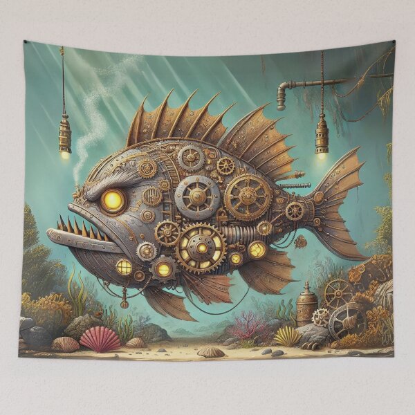 Item preview, Steampunk Wolffish designed and sold by Sillytoe.