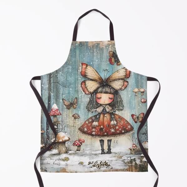 Item preview, Dreamy Butterfly Girl - Fairytale Art designed and sold by Frame & Fold.