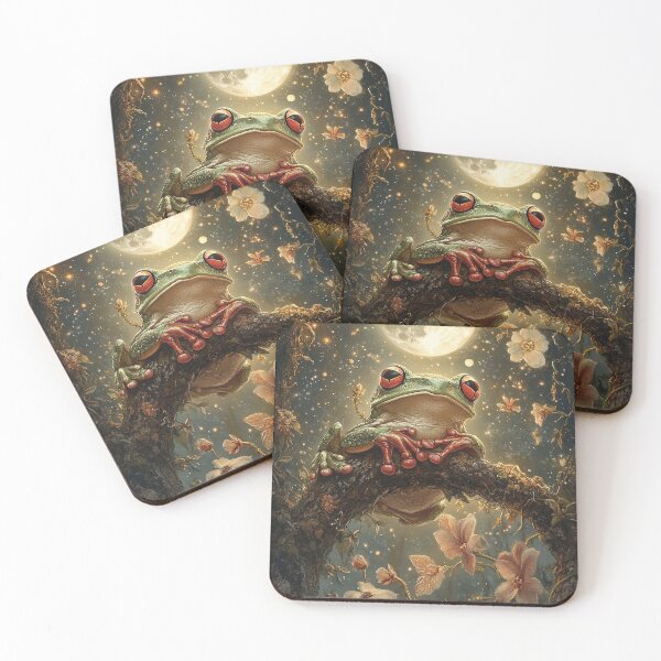 Item preview, "Moonlit Frog" designed and sold by bloorose.