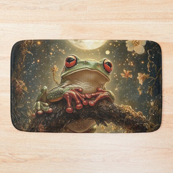 Item preview, "Moonlit Frog" designed and sold by bloorose.