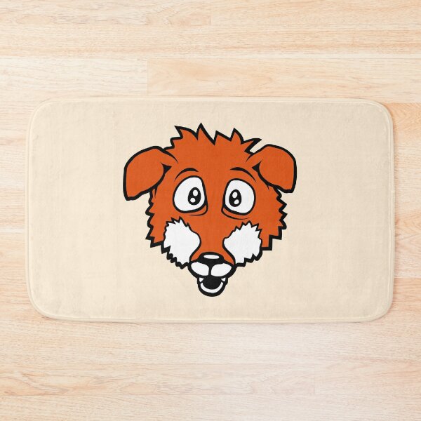 Item preview, Red Fox Crazy Fearful Afraid Painic Animal Cute Face designed and sold by shirt-o-mat.