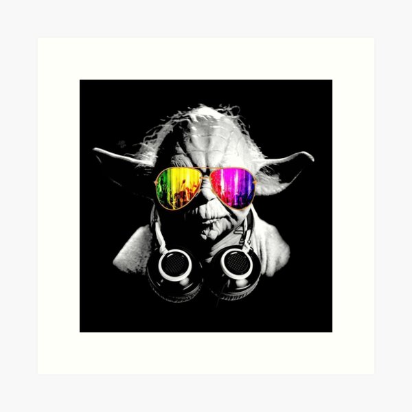Vista previa del artículo con la obra «DJ Yoooda», diseñado y vendido por SoloSixNine.