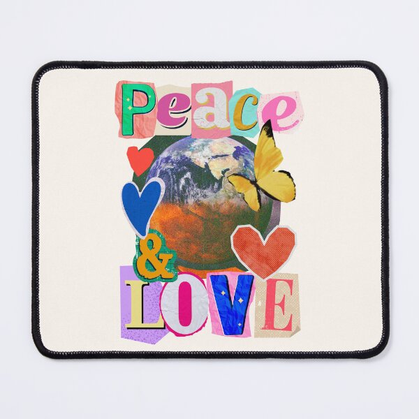 Item preview, Peace & Love - Retro Vintage Magazine Cut Outs designed and sold by TheLoveShop.