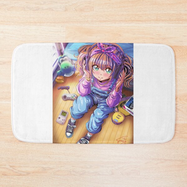 Item preview, Lo-Fi Anime Girl Listening to Music designed and sold by AirForceTuan.