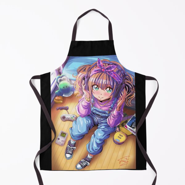 Item preview, Lo-Fi Anime Girl Listening to Music designed and sold by AirForceTuan.