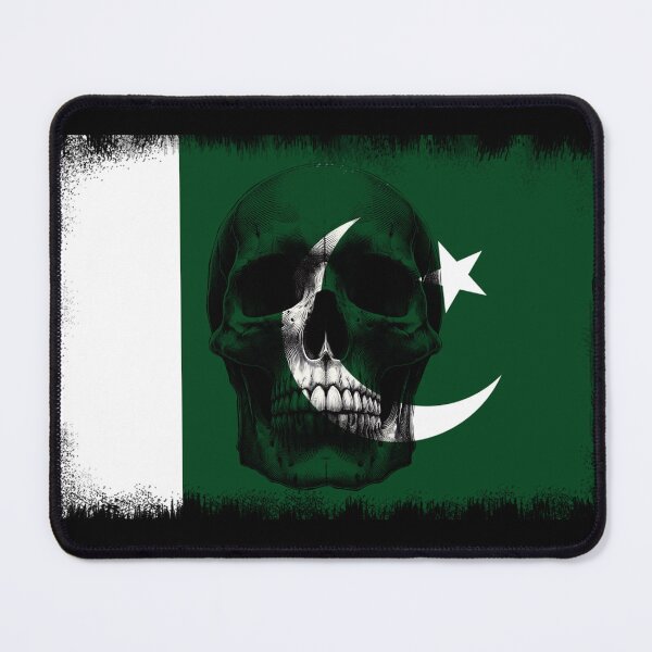 Item preview, PAKISTAN SKULL FLAG NATION RAREART COUNTRY HALLOWEEN #ogirdor designed and sold by ogirdorgraphics.