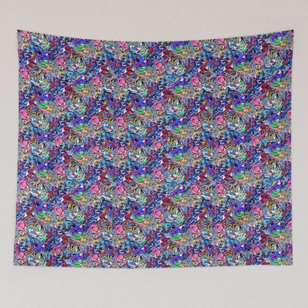 Item preview, Colorful Graffiti Spin Art - Abstract Urban Aesthetic designed and sold by Phat Dog Designs .