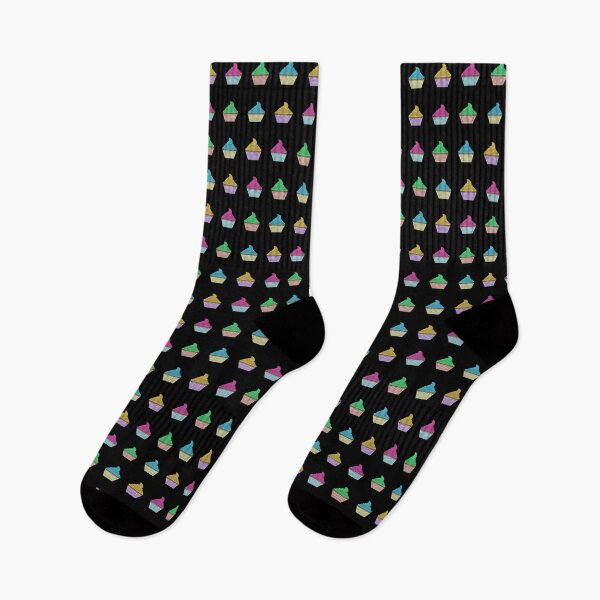 Item preview, Cupcakes (Black Seamless Pattern) designed and sold by IKDG.