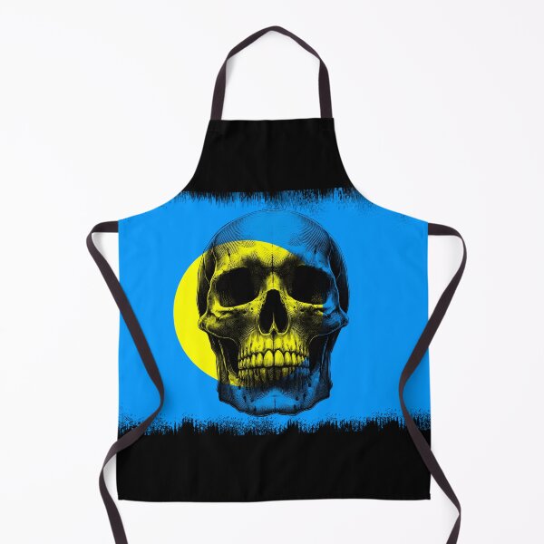 Item preview, PALAU SKULL FLAG NATION RAREART COUNTRY HALLOWEEN #ogirdor designed and sold by ogirdorgraphics.