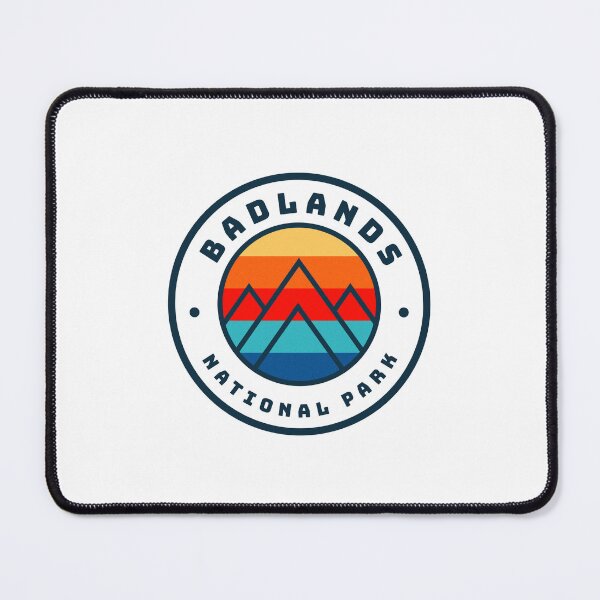Item preview, Badlands National Park Dog CO Mountains designed and sold by Guarddogdrive.