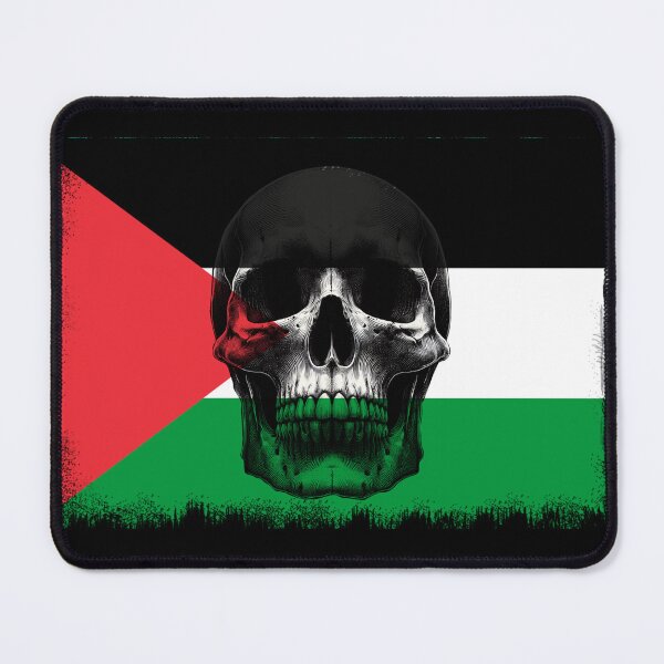 Item preview, PALESTINE SKULL FLAG NATION RAREART COUNTRY HALLOWEEN #ogirdor designed and sold by ogirdorgraphics.