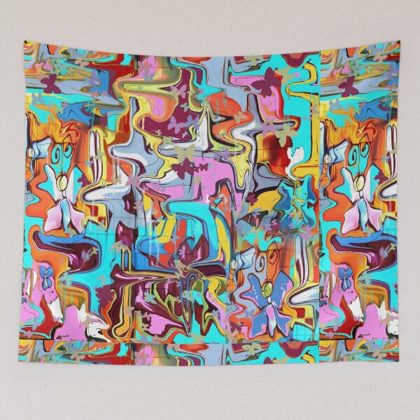 Item preview, Edgy Street Art Graffiti - Abstract Spray Paint Style designed and sold by Phat Dog Designs .