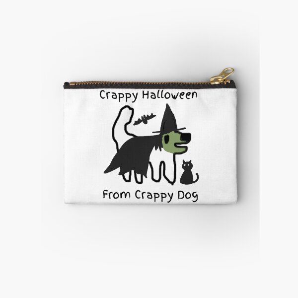 Item preview, Crappy Halloween! Crappy dog loves witches and scary things designed and sold by TheRubberOnion.