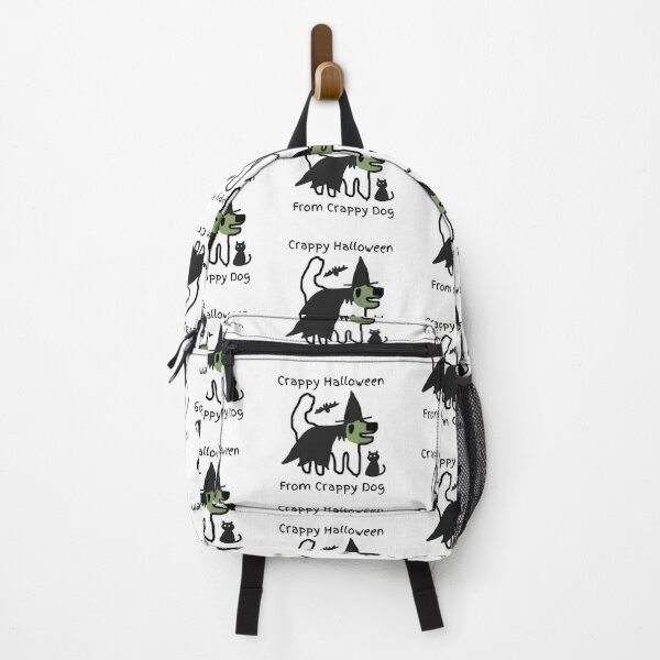 Item preview, Crappy Halloween! Crappy dog loves witches and scary things designed and sold by TheRubberOnion.
