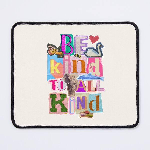 Item preview, Be Kind To All Kind - Retro Magazine Cut Outs Collage designed and sold by TheLoveShop.