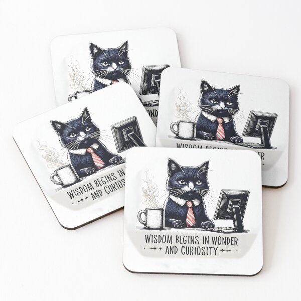 Item preview, Wisdom begins in wonder and curiosity designed and sold by MTeesGA.