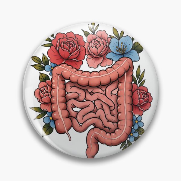 Item preview, Colon Neo-Traditional Tattoo Style Anatomy Pathology Assistant Medicine designed and sold by LethallyBlonde.