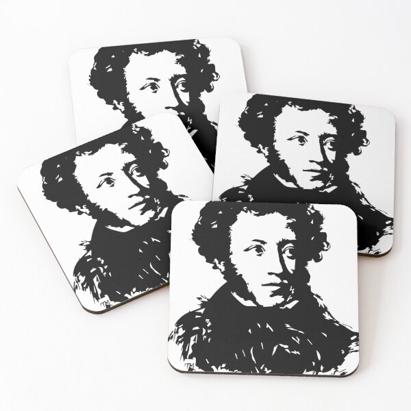 Item preview, Pushkin Portrait Sketch designed and sold by umayana.art.
