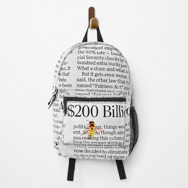 Item preview, Bee on newsprint designed and sold by Creative Endeavors ..