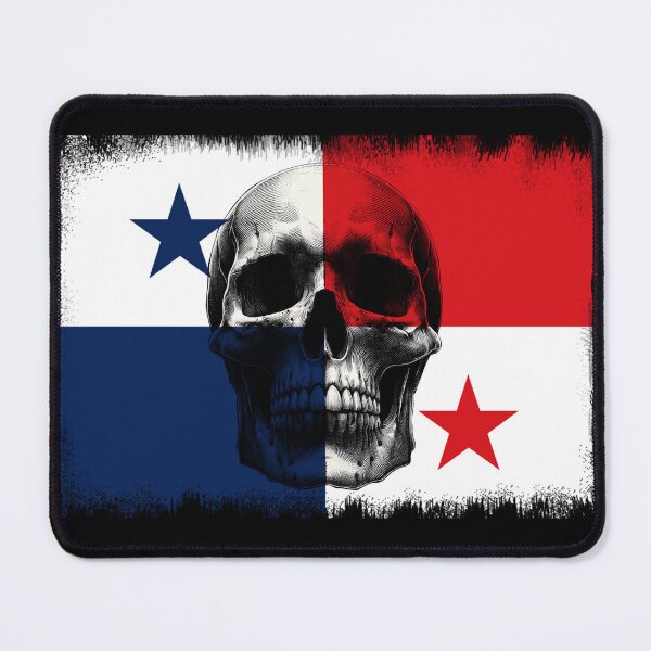 Item preview, PANAMA SKULL FLAG NATION RAREART COUNTRY HALLOWEEN #ogirdor designed and sold by ogirdorgraphics.