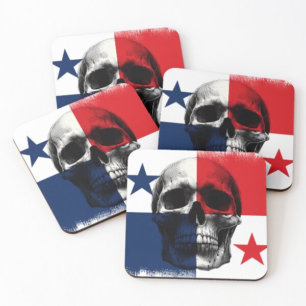 Item preview, PANAMA SKULL FLAG NATION RAREART COUNTRY HALLOWEEN #ogirdor designed and sold by ogirdorgraphics.