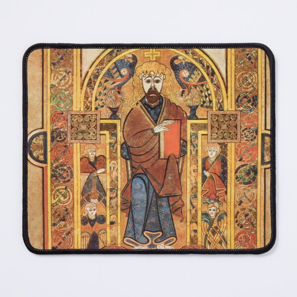 Item preview, Christ Enthroned, Book of Kells, Irish Artifact, Christian Art designed and sold by CulturalCurios.