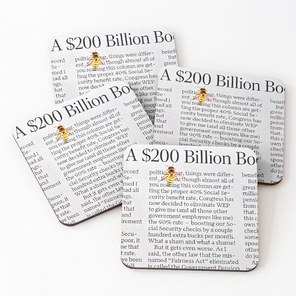 Item preview, Bee on newsprint designed and sold by Creative Endeavors ..