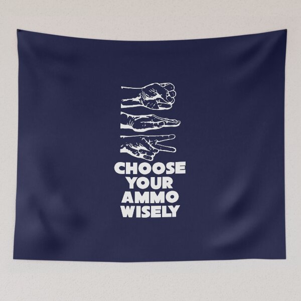 Item preview, Rock Paper Scissors Choose Your Ammo Wisely designed and sold by jaygo.