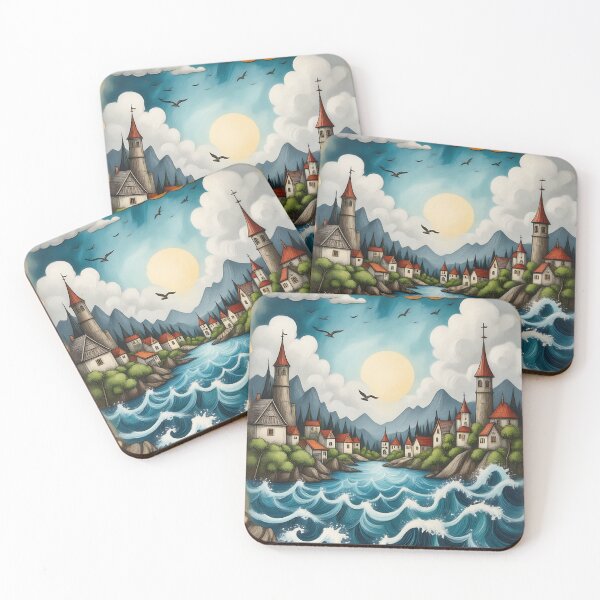 Item preview, Winsome Little Village designed and sold by AbrahamD1005.