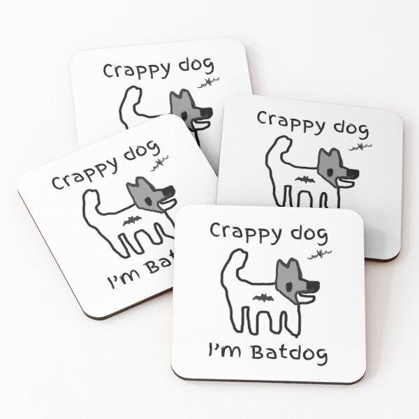 Item preview, Crappy dog.... I'm Batdog (the dark pooch) designed and sold by TheRubberOnion.