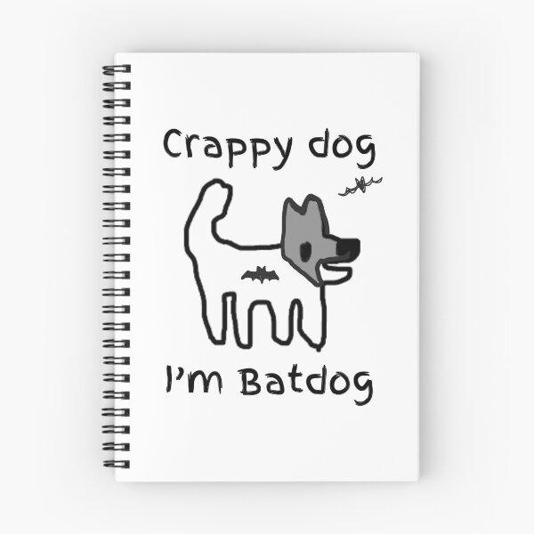 Item preview, Crappy dog.... I'm Batdog (the dark pooch) designed and sold by TheRubberOnion.