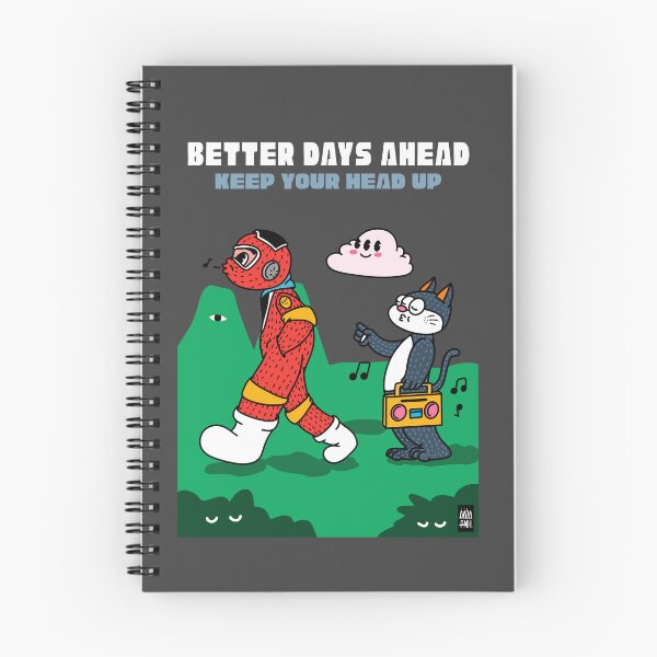 Item preview, BETTER DAYS AHEAD KEEP YOUR HEAD UP designed and sold by aydapadi.