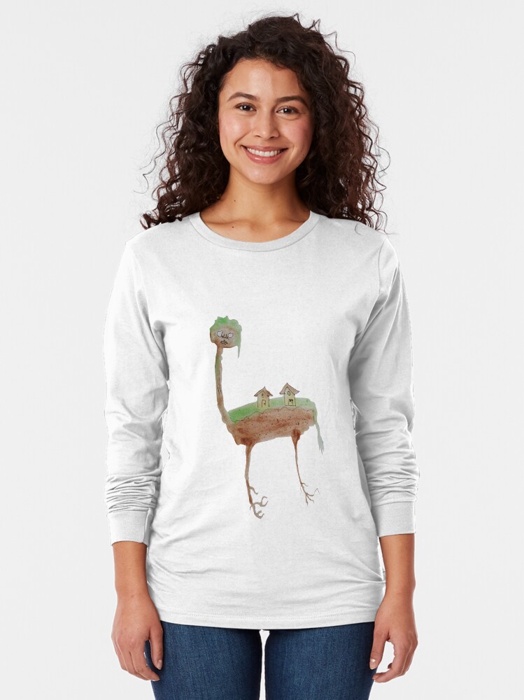 Thumbnail 2 of 5, Long Sleeve T-Shirt, Sky man designed and sold by MrWatercolor.