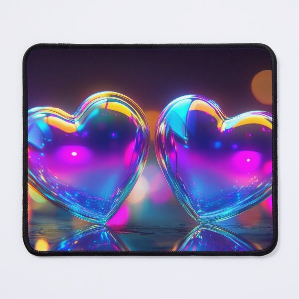 Item preview, Prismatic Valentine Heart - Shimmering Love Art designed and sold by Emaga Digital Studio.