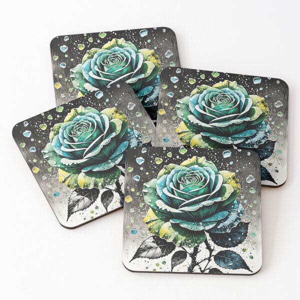 Item preview, Green Rose, Ai Generated Art  designed and sold by ACC .