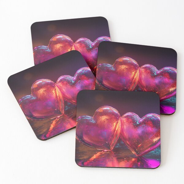 Item preview, Spectrum of Love - Iridescent Valentine Art designed and sold by Emaga Digital Studio.