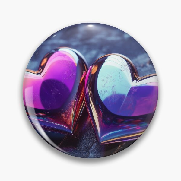 Item preview, Radiant Romance - Colorful Holographic Heart designed and sold by Emaga Digital Studio.