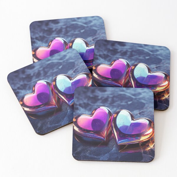 Item preview, Radiant Romance - Colorful Holographic Heart designed and sold by Emaga Digital Studio.