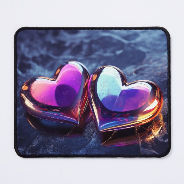 Item preview, Radiant Romance - Colorful Holographic Heart designed and sold by Emaga Digital Studio.