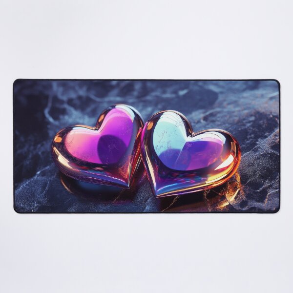 Item preview, Radiant Romance - Colorful Holographic Heart designed and sold by Emaga Digital Studio.