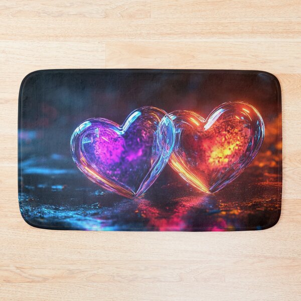 Item preview, Cosmic Love Heart - Futuristic Valentine Artwork designed and sold by Emaga Digital Studio.