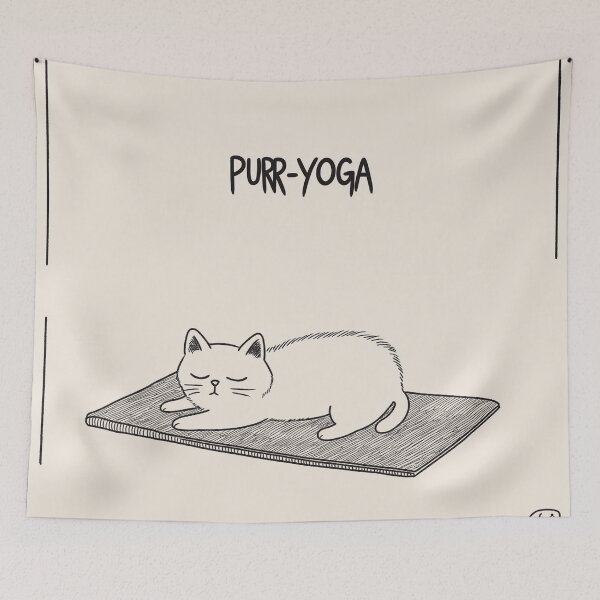 Item preview, Cat Doing Yoga designed and sold by Rtymer.