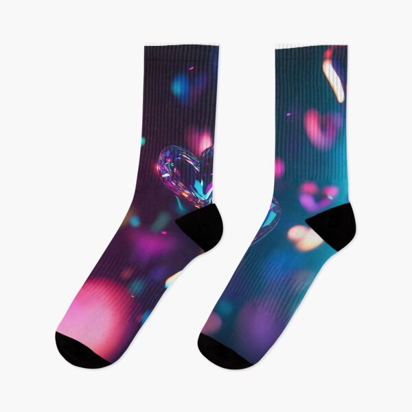 Item preview, Electric Love - Prismatic Valentine Design designed and sold by Emaga Digital Studio.
