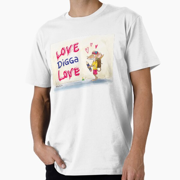 Love Digga Love - mit Hintergrund Premium T-Shirt