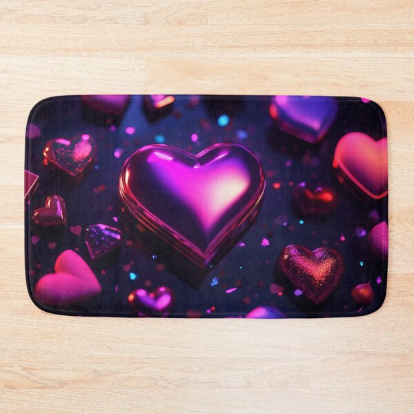 Item preview, Futuristic Valentine - Neon Holographic Heart designed and sold by Emaga Digital Studio.