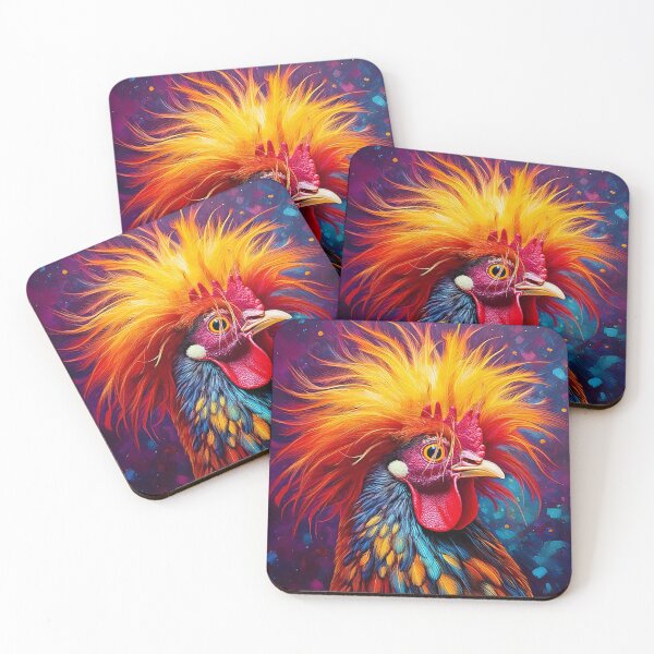 Item preview, Meet the Wild Mohawk Chicken: A Feathered Rockstar! designed and sold by Phat Dog Designs .
