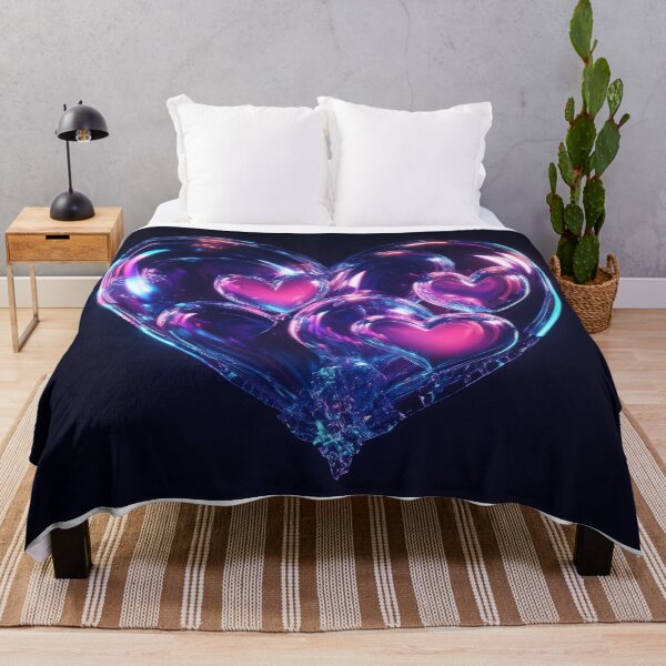 Item preview, Shimmering Heartbeat - Iridescent Love Art designed and sold by Emaga Digital Studio.